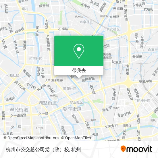 杭州市公交总公司党（政）校地图