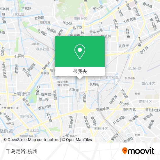 千岛足浴地图