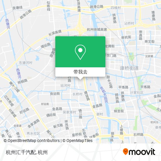 杭州汇千汽配地图