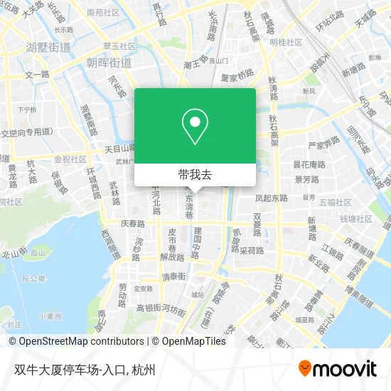 双牛大厦停车场-入口地图