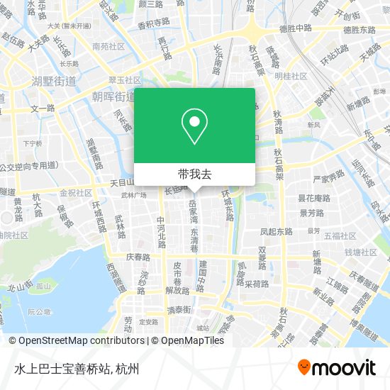 水上巴士宝善桥站地图