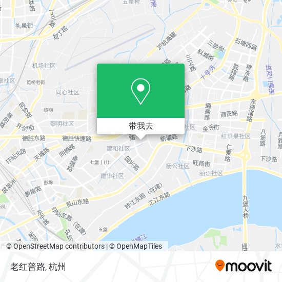 老红普路地图