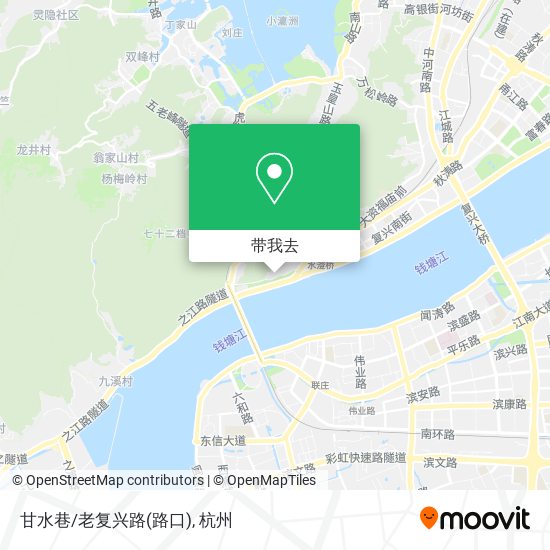 甘水巷/老复兴路(路口)地图