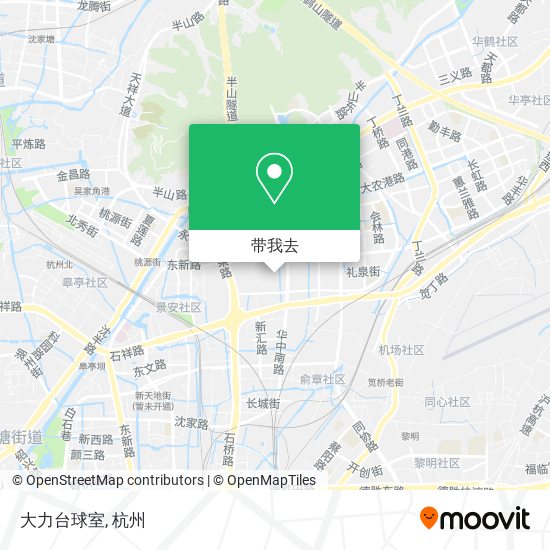 大力台球室地图