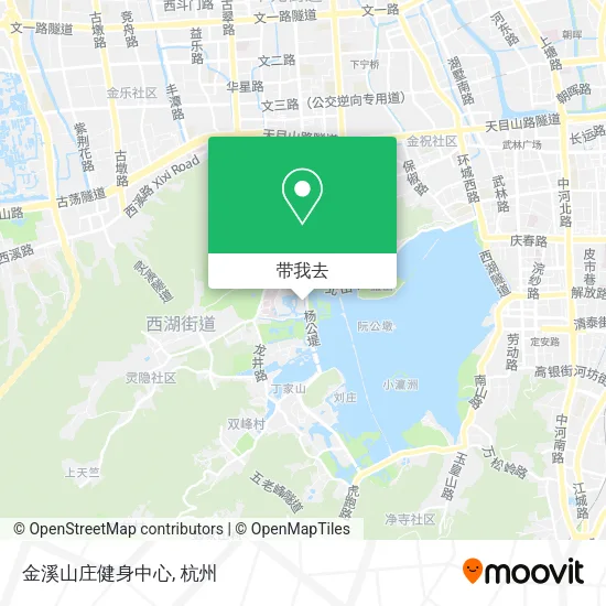 金溪山庄健身中心地图