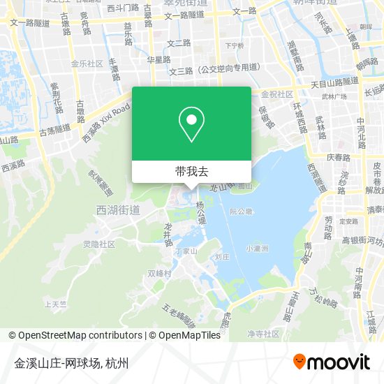 金溪山庄-网球场地图