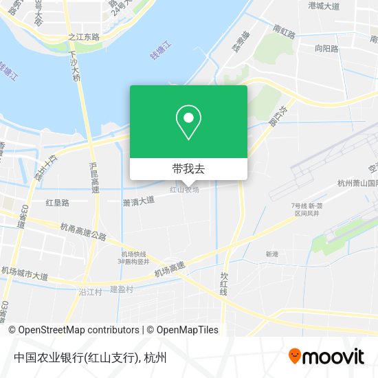 中国农业银行(红山支行)地图