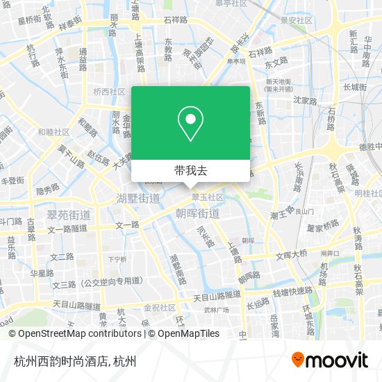 杭州西韵时尚酒店地图