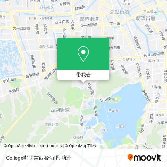 College咖叻吉西餐酒吧地图