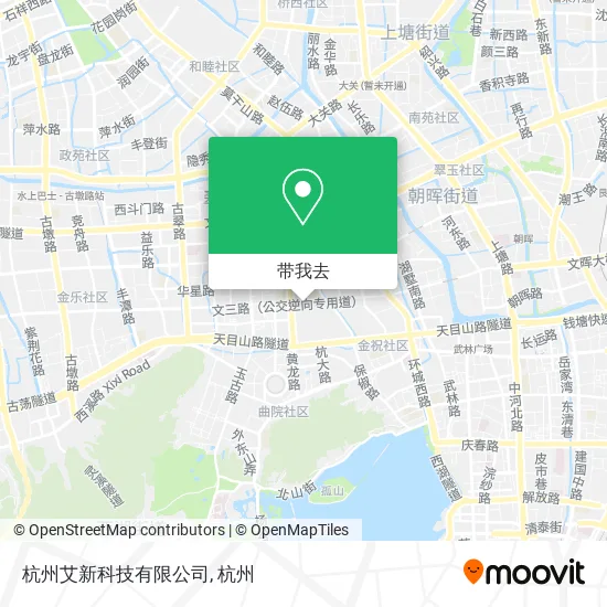 杭州艾新科技有限公司地图
