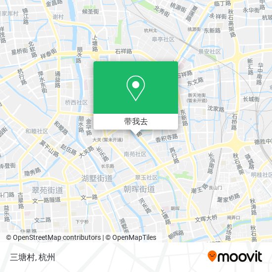 三塘村地图