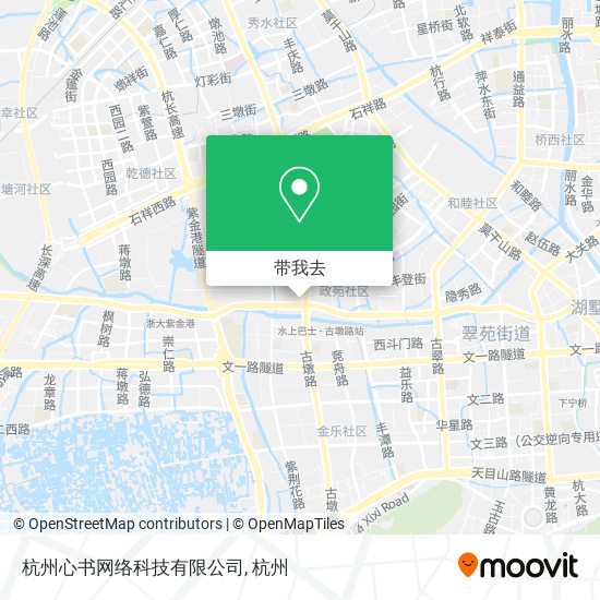 杭州心书网络科技有限公司地图