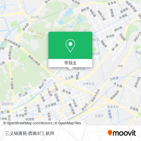 三义锦唐苑-西南3门地图