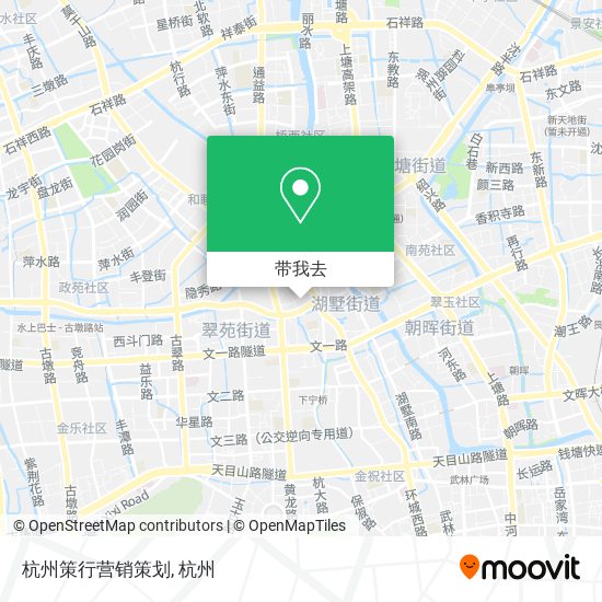 杭州策行营销策划地图