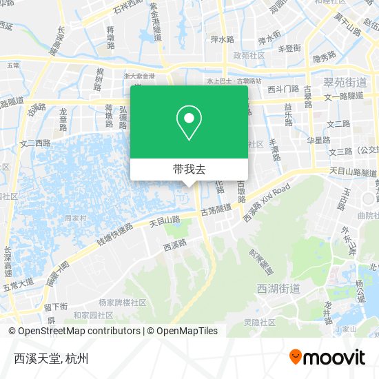 西溪天堂地图