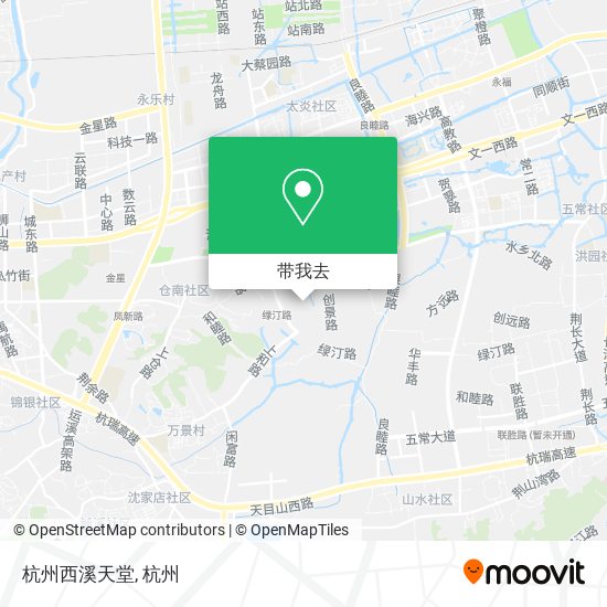 杭州西溪天堂地图