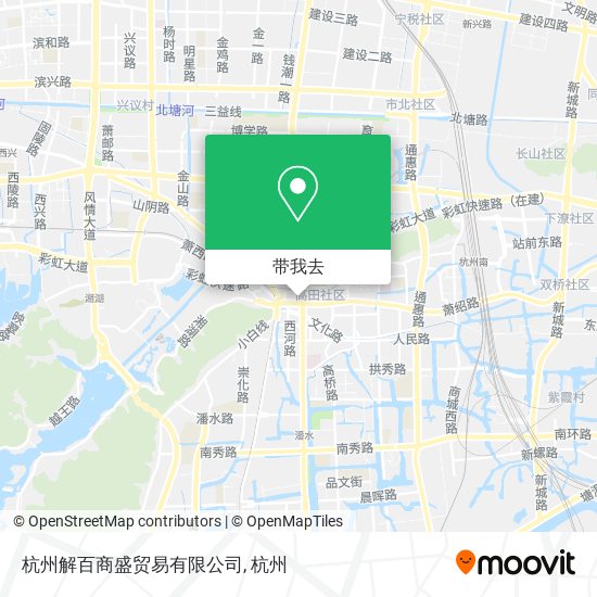 杭州解百商盛贸易有限公司地图