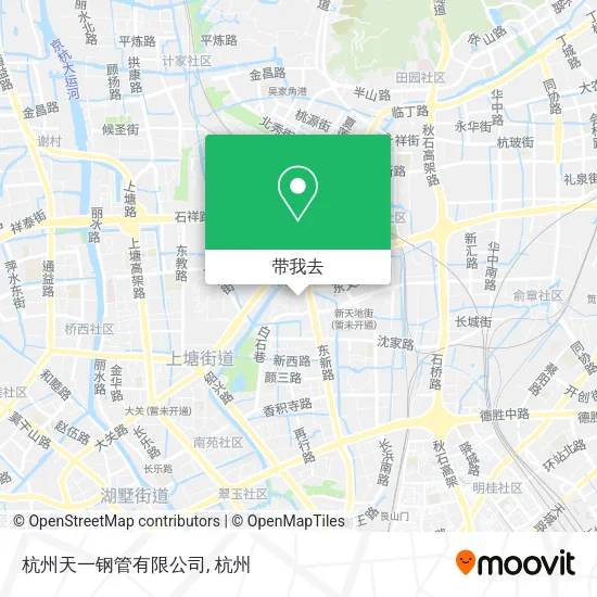 杭州天一钢管有限公司地图