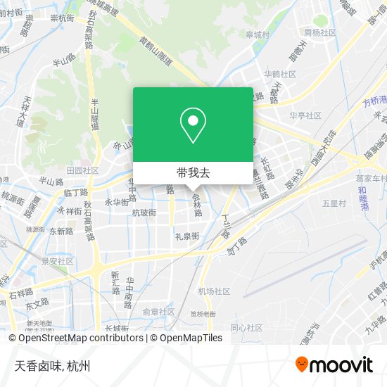 天香卤味地图