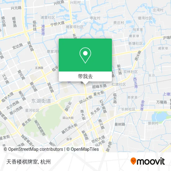 天香楼棋牌室地图