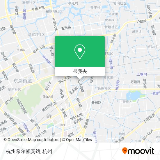 杭州希尔顿宾馆地图