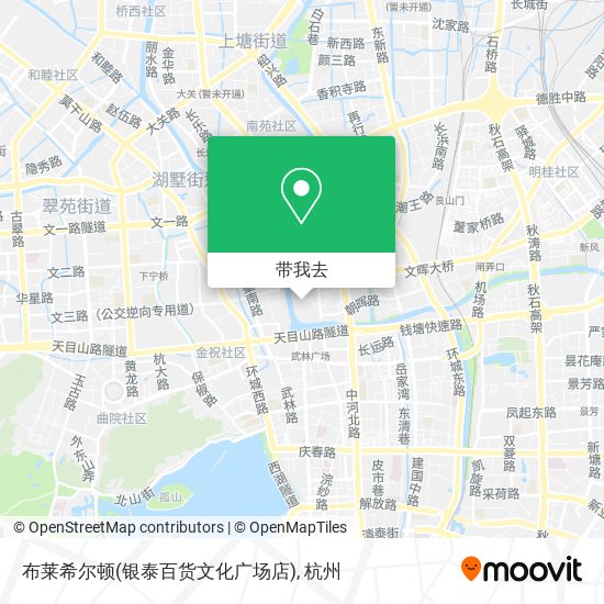 布莱希尔顿(银泰百货文化广场店)地图