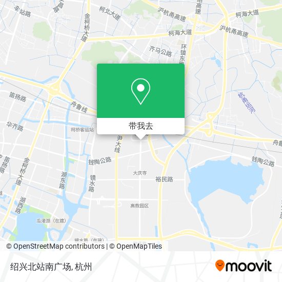 绍兴北站南广场地图