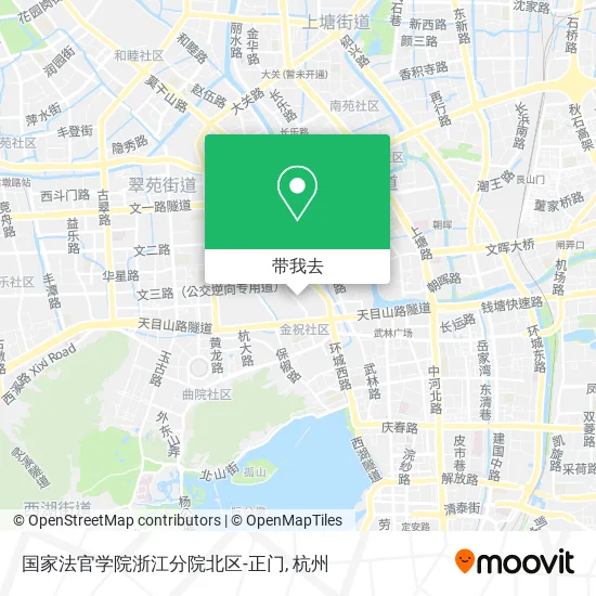 国家法官学院浙江分院北区-正门地图