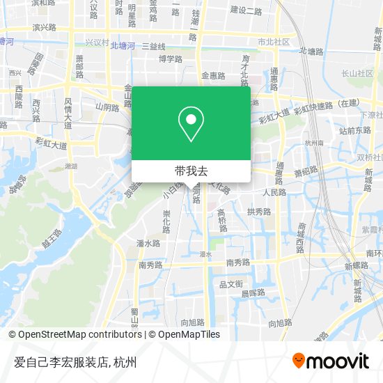 爱自己李宏服装店地图