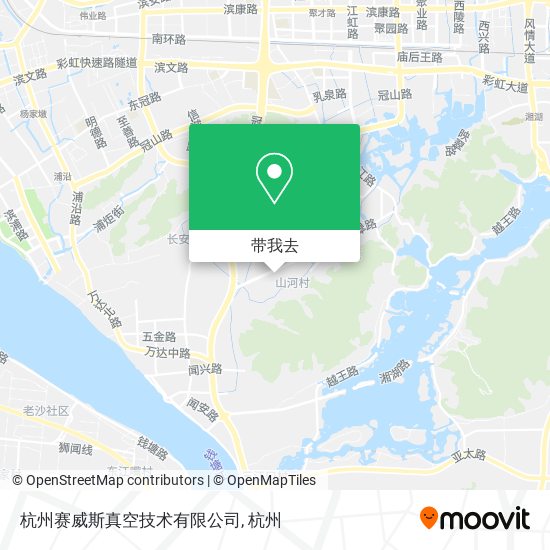 杭州赛威斯真空技术有限公司地图
