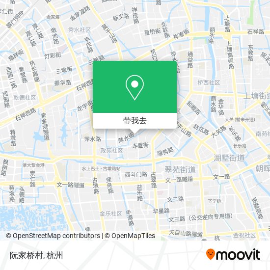 阮家桥村地图
