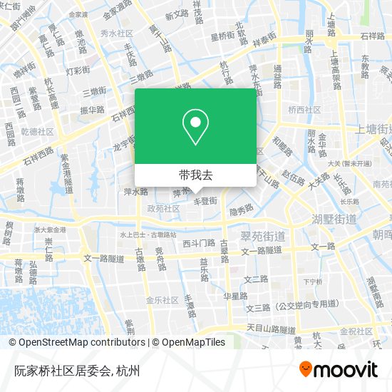 阮家桥社区居委会地图