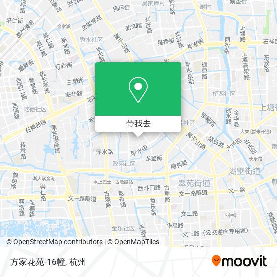 方家花苑-16幢地图