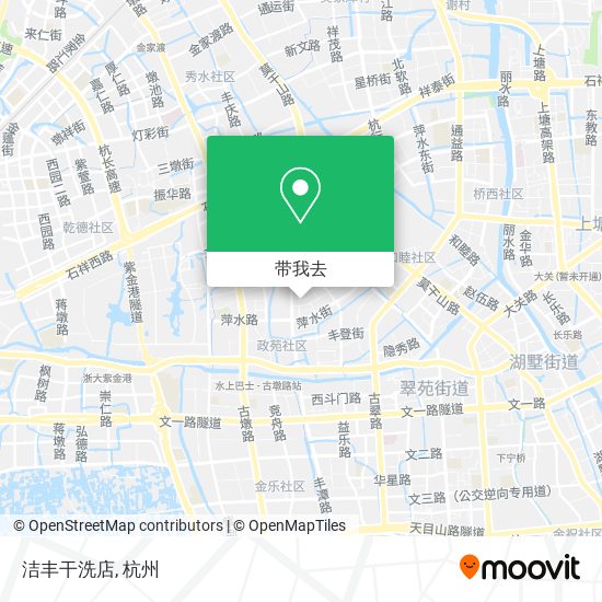 洁丰干洗店地图