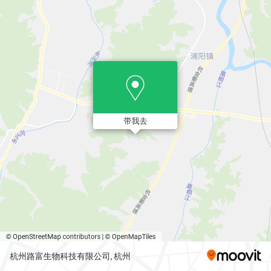 杭州路富生物科技有限公司地图