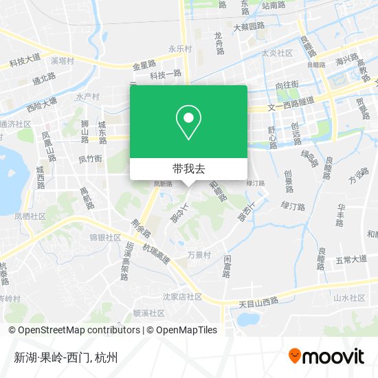 新湖·果岭-西门地图