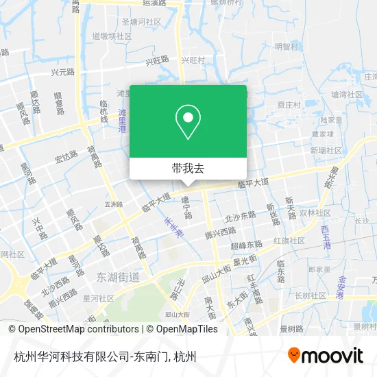 杭州华河科技有限公司-东南门地图