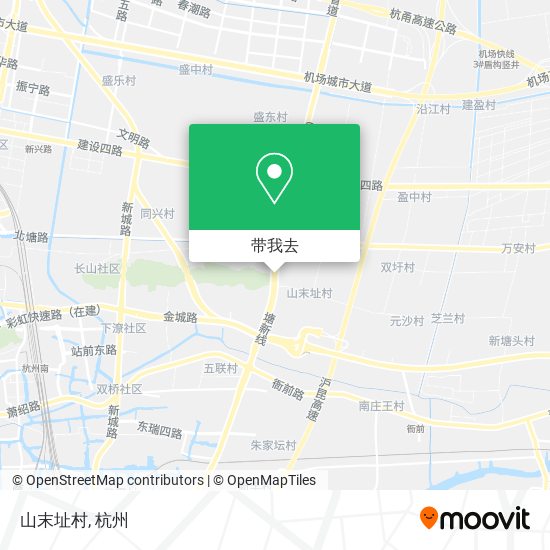 山末址村地图