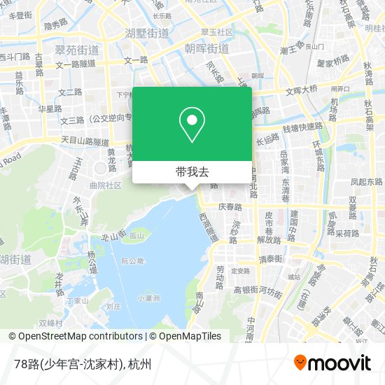 78路(少年宫-沈家村)地图