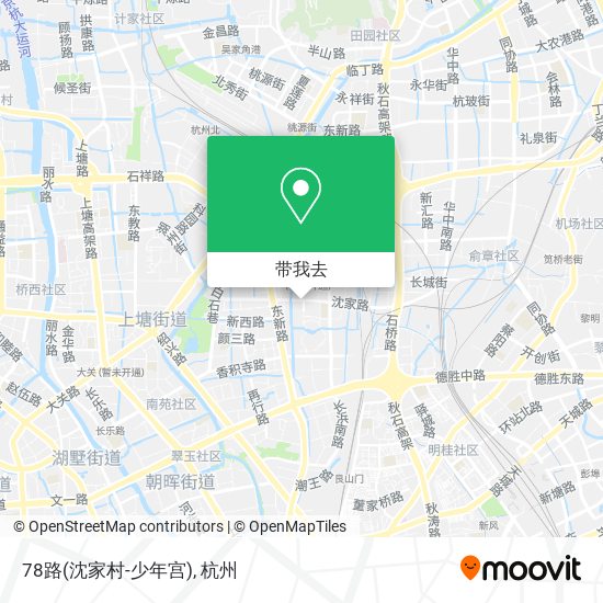 78路(沈家村-少年宫)地图