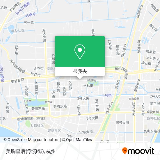 美胸皇后(学源街)地图