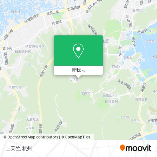 上天竺地图