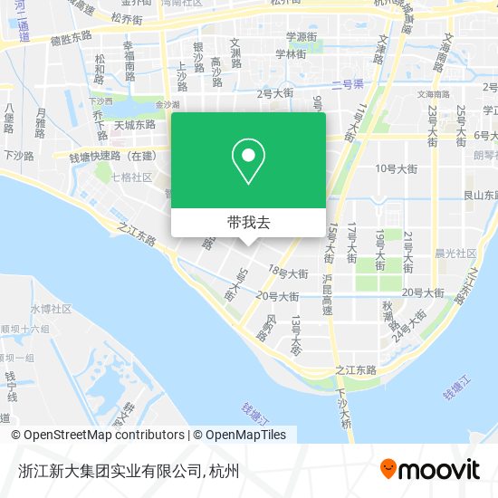 浙江新大集团实业有限公司地图