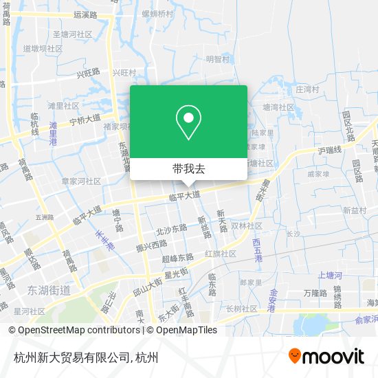 杭州新大贸易有限公司地图