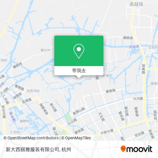 新大西丽雅服装有限公司地图