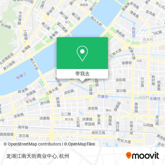 龙湖江南天街商业中心地图