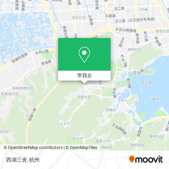 西湖三舍地图