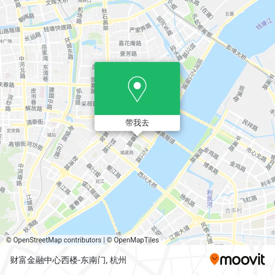 财富金融中心西楼-东南门地图
