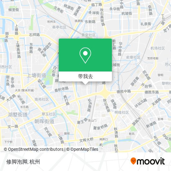 修脚泡脚地图