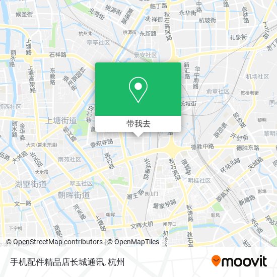 手机配件精品店长城通讯地图